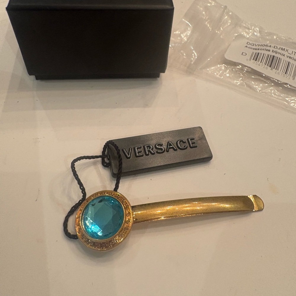 Authentic VERSACE hair clip
